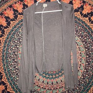 Light gray cardigan